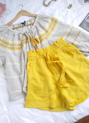 Жовті шорти хс 32 розмір h&amp;m 5