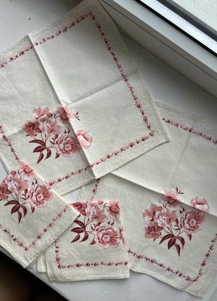 Набір текстильних серветок акція