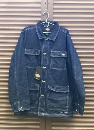 Dickies morristown denim jacket джинсова куртка піджак рубашка оригінал2 фото