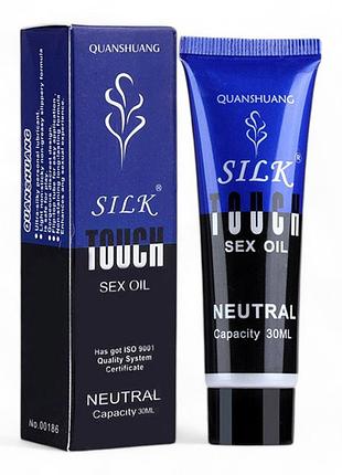 Смазка для интимного применения silk touch на водной основе 30 мл универсальный лубрикант гель-смазка