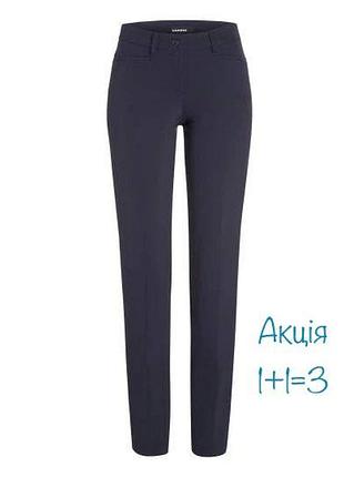 Стильні повсякденні штани брюки cambio темно-синього кольору zara asos