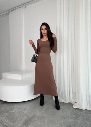Платье длинное с завязками по спине8 фото