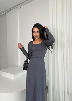 Платье длинное с завязками по спине2 фото