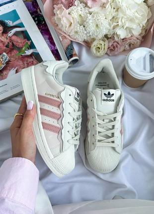 Женские кроссовки meaning adidas / meaning adidas superstar / осенние стильные кроссовки / базовые кроссовки / демисезонные / весенние, летние, осенние / текстиль, кожа, замша