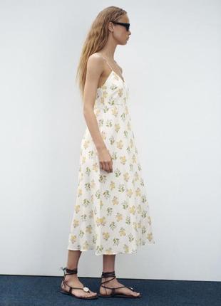Zara сукня міді, s, m2 фото