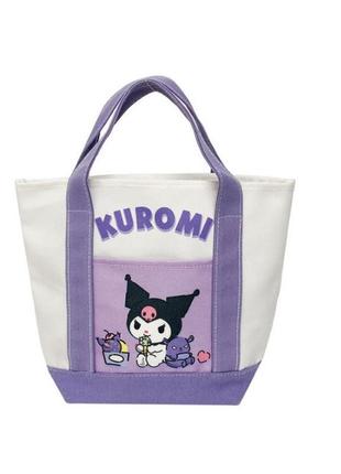 Куромі сумка шопер kuromi сумка шопер торба мила мультяшна сумка