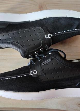 Мокасіни mexx 541 натуральна замша і шкіра нові розмір 42 чорні