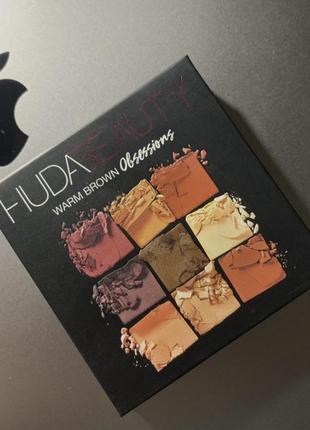 Huda beauty warm brown obsessions7 фото