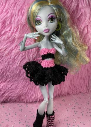 Одежда для куклы монстер хай топ и юбка ручной работы для кукол monster high