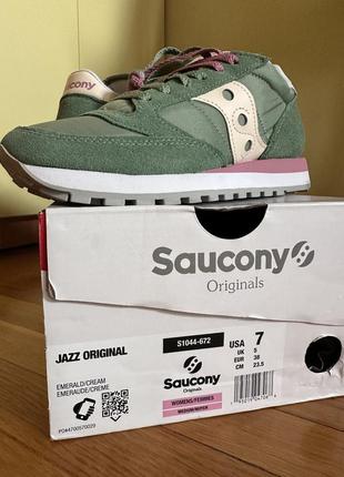 Кроссовки saucony jazz original (23см) новые9 фото
