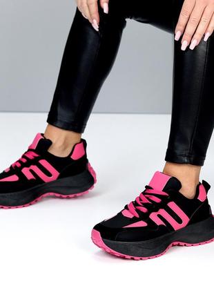 Женские кроссовки экозамша тта экокожа...