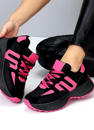 Женские кроссовки экозамша тта экокожа...