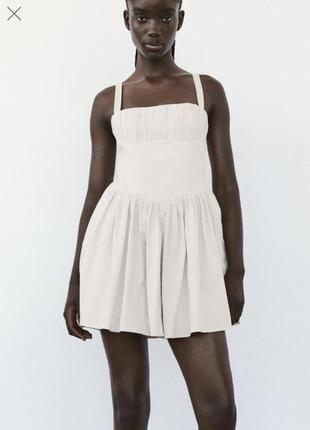 Сукня zara бежева