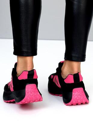 Жіночі кросівки екозамша тта екошкіра шоколад/беж,білий/сірий/чорний,лате/шоколад,чорний/фуксія