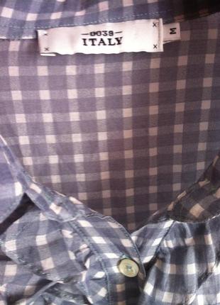 Шикарна сорочка з шовку та котону дорогого італійського бренду 0039 italy4 фото