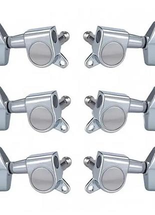 Ningbo yy8801 механика для ел./акус. гитар хром (3+3) 6 штук