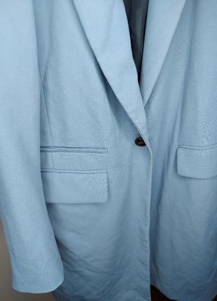 Пиджак голубого цвета от zara 26eur s4 фото