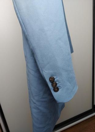 Піджак блакитного кольору від zara 26eur  s6 фото