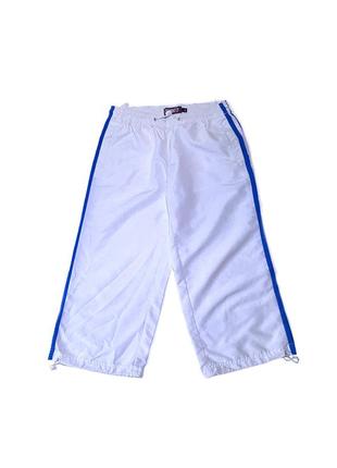 Женские спортивные белые бриджи фирмы denim co