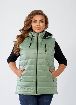 Жилетка жіноча м'ята