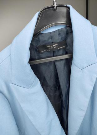 Піджак блакитного кольору від zara 26eur  s3 фото