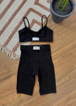 Костюм топ + велосипедки elegance укр бренд