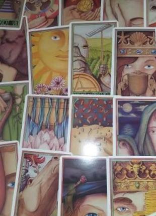 Таро эренберга erenberg tarot гадальные карты колода в плотной подарочной коробке 12х78 фото