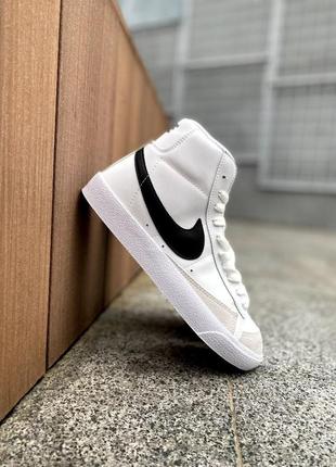 Nike blazer mid 77 white10 фото