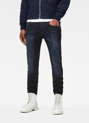 Джинси чоловічі g-star raw 3301 slim (india) w323 фото