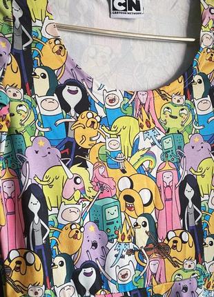 Плаття з принтом adventure time