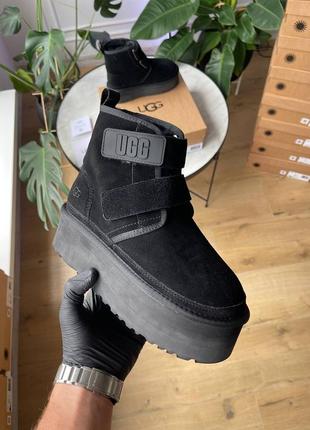 Жіночі уггі ugg neumel platform chukka black