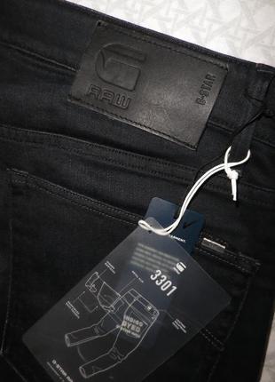 Джинси чоловічі g-star raw 3301 slim (india) w327 фото