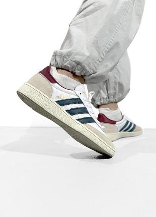 Adidas spezial white/beige/red 392 фото