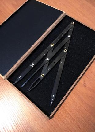 Циркуль для брів eyebrow gold proportional ruler