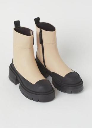 Черевики шкіряні h&m розмір 39, 40
