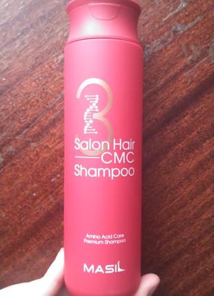 Шампунь професійний відновлюючий masil 3 salon hair cmc shampoo 300ml