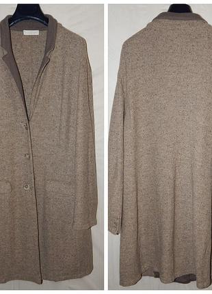 Легке вовняне пальто le tricot perugia (italy)