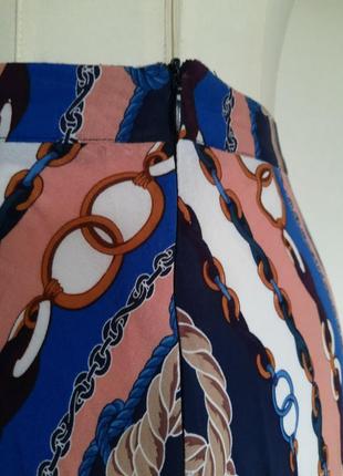 100% вискоза женская  натуральная, летняя вискозная юбка c хвостами.10 фото