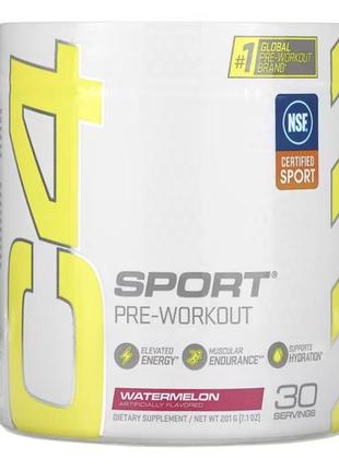 C4 sport , передтренувальний комплекс, смак кавун, 201 г