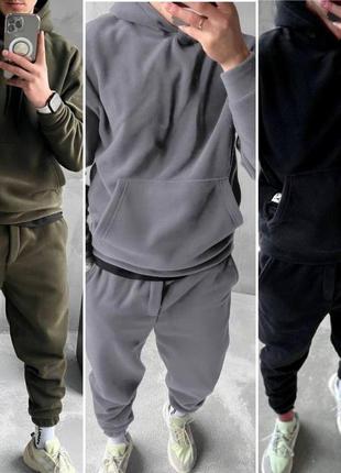 Флісовий спортивний костюм теплий чоловічий