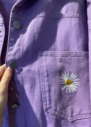 Фиолетовая джинсовка10 фото