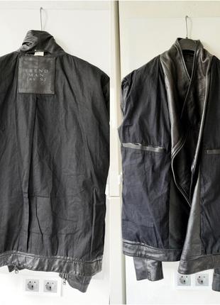 La redoute крутая мужская куртка косуха из овечьей кожи9 фото