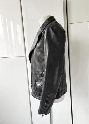 La redoute крутая мужская куртка косуха из овечьей кожи3 фото
