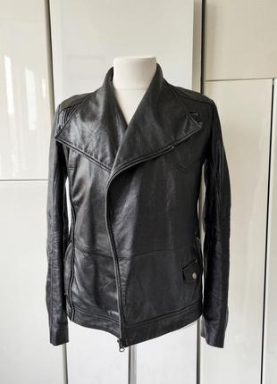 La redoute крутая мужская куртка косуха из овечьей кожи2 фото