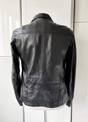 La redoute крутая мужская куртка косуха из овечьей кожи4 фото