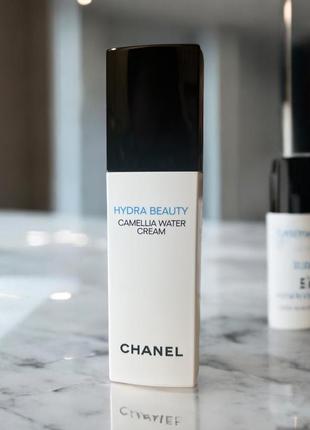Chanel hydra beauty camellia water cream роз'яснюючий зволожуючий флюїд 30мл тестер