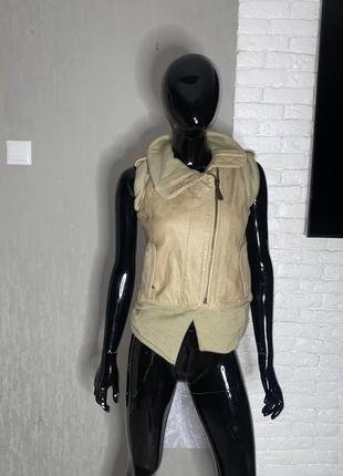 Кожаная безрукавка жилетка doma leather, m
