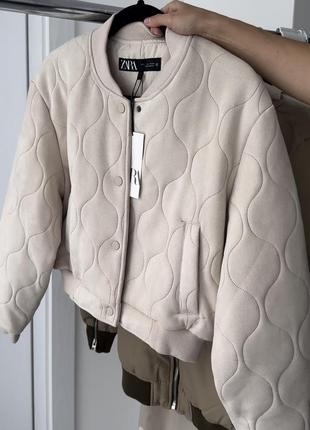 Куртка бомбер zara