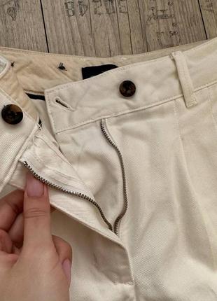 Білі класичні завужені брюки штани жіночі7 фото