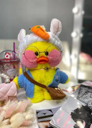 Іграшка "lalafanfan" з одягом (кофта, пов'язка, сумка + окуляри) жовта 9038 bambini, жовтий, унісекс